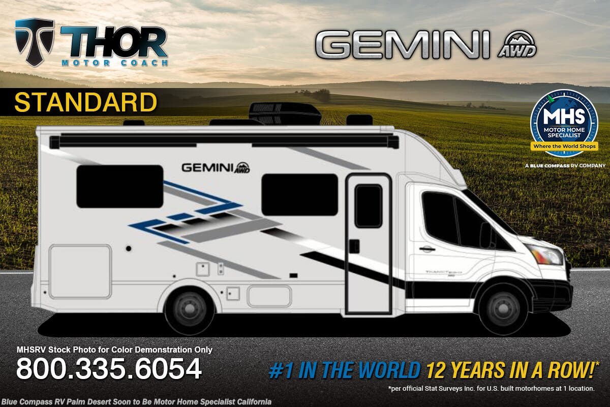 New 2027 Thor Motor Coach Gemini 24KB available in Palm Desert, California