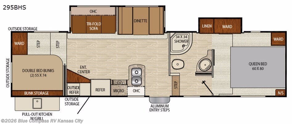 Used 2017 Coachmen Chaparral Lite 295BHS available in Grain Valley, Missouri