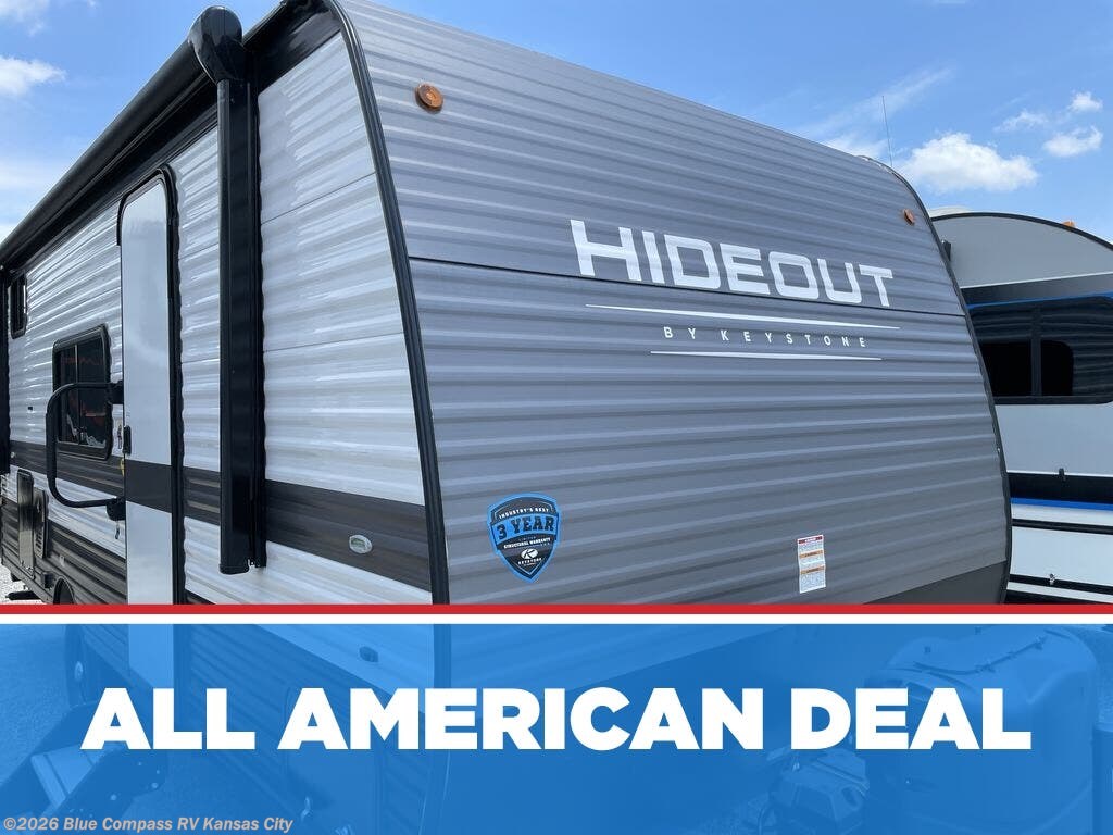 Used 2024 Keystone Hideout Sport Single Axle 201BH available in Grain Valley, Missouri