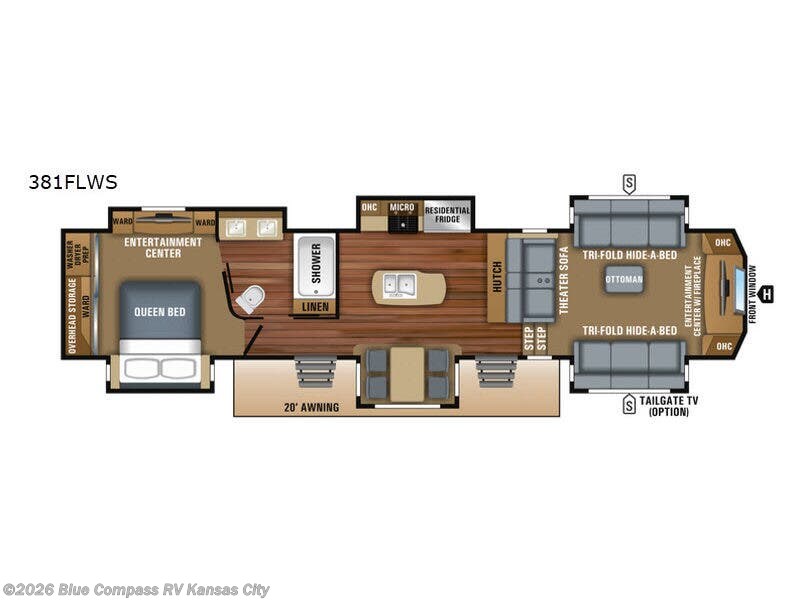 Used 2018 Jayco North Point 381FLWS available in Grain Valley, Missouri