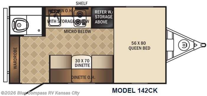 Used 2016  Palomino PaloMini 142CK by Palomino from Blue Compass RV Kansas City in Grain Valley, MO