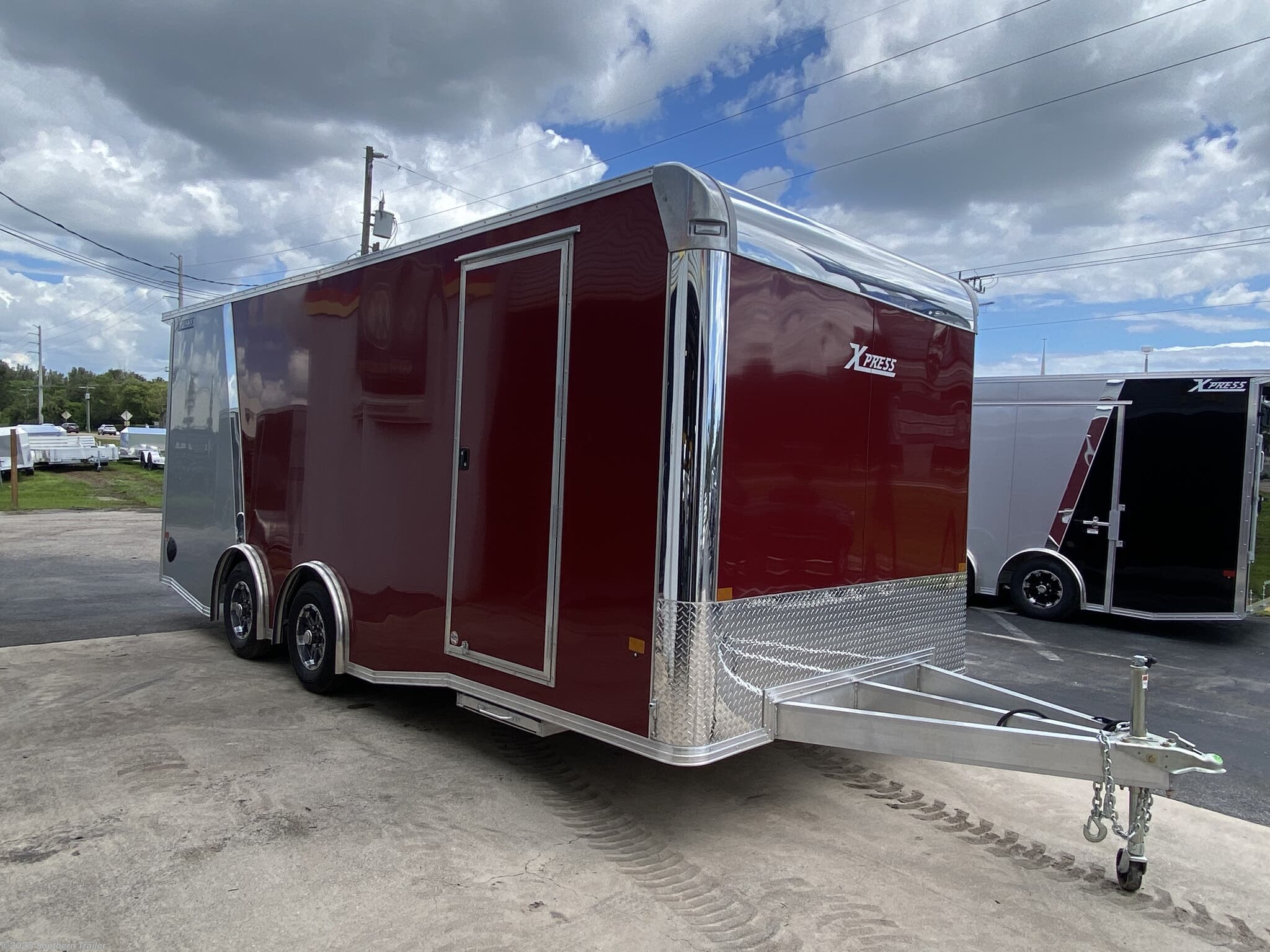 8x20 Cargo Trailer for sale New Xpress 8.5X20 Aluminum Enclosed Cargo Car Hauler Trailer