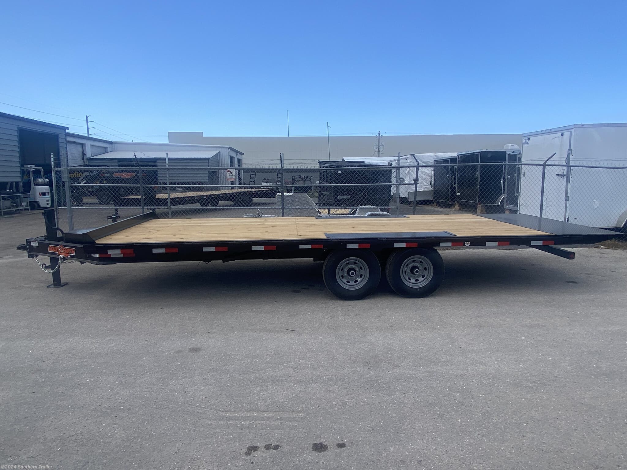 8x22 Deckover/Flat Deck Trailer for sale | New Down 2 Earth 102X22 ...