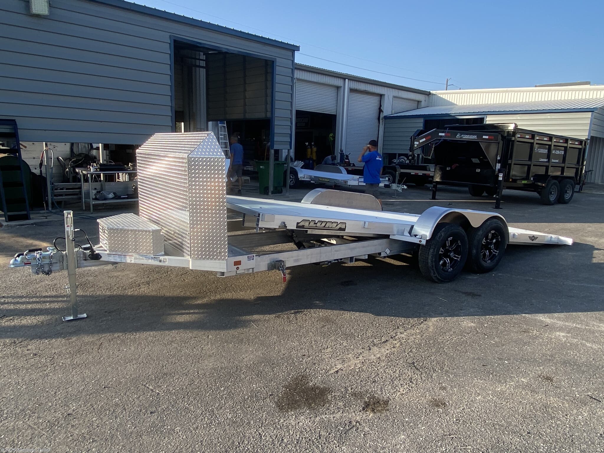 6x20 Car Hauler Trailer for sale | New Aluma 8220H Tilt Anniversary 20 ...