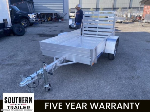 2024 Aluma 548ESA-S-TG 8' Aluminum Utility Trailer with 12" Sides available in Englewood, FL