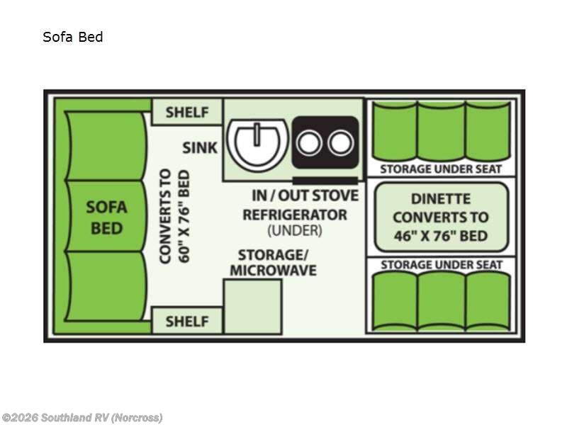 Used 2021 Aliner Classic Sofa Bed available in Norcross, Georgia