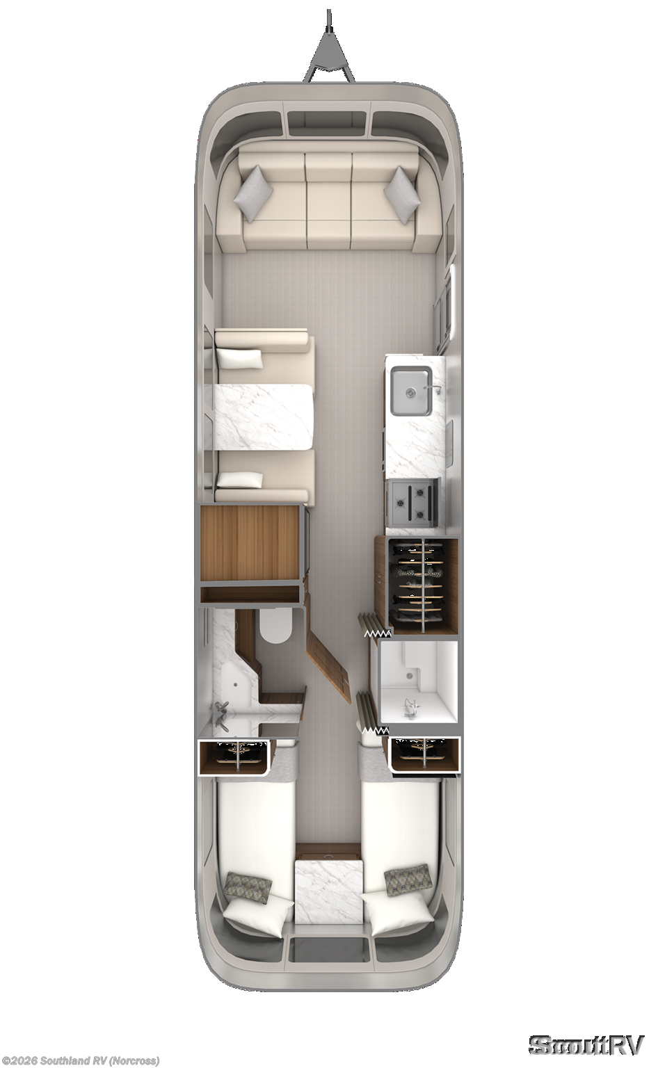 New 2027 Airstream Classic 33RB Twin available in Norcross, Georgia