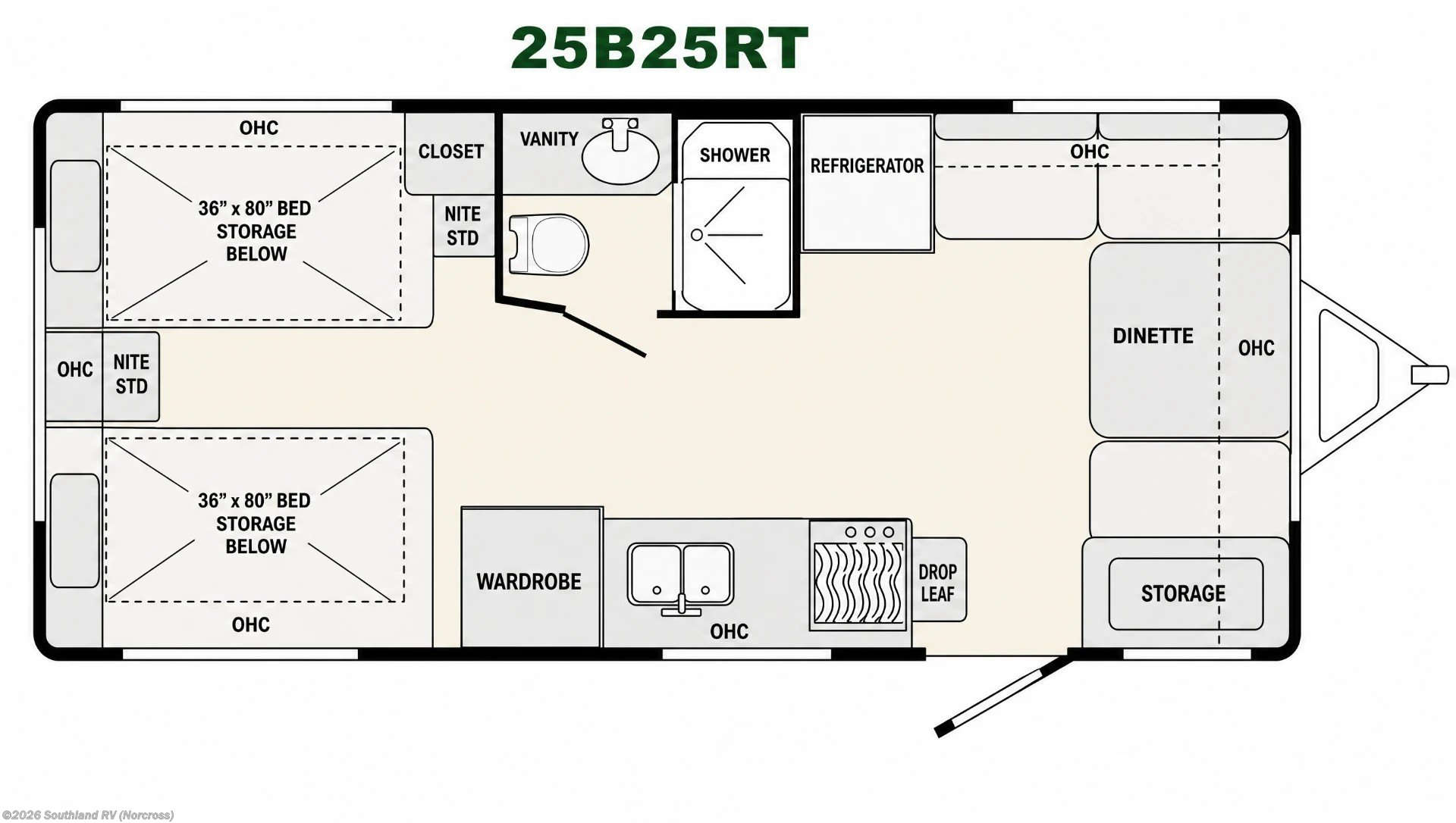 New 2027 Bigfoot  25B25RT Twin available in Norcross, Georgia