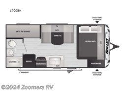 New 2025 Keystone Bullet Classic 1700BH available in Wabash, Indiana