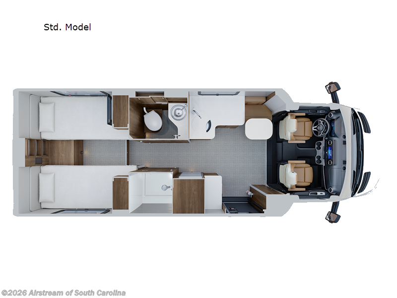 New 2026 Airstream Atlas 25RT Std. Model available in Lexington, South Carolina
