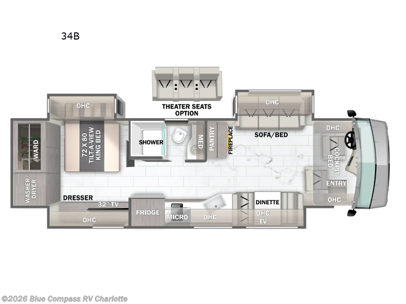 New 2026 Forest River Berkshire 34B available in Concord, North Carolina