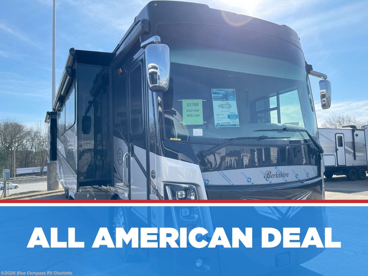 New 2026 Forest River Berkshire XLT 45G available in Concord, North Carolina