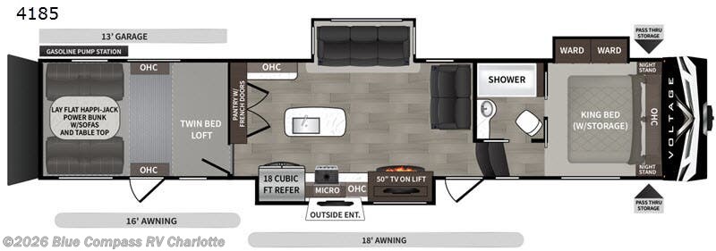 Used 2020 Dutchmen Voltage V4185 available in Concord, North Carolina