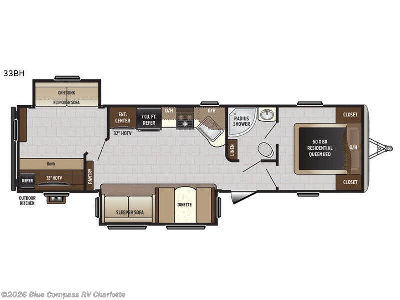 Used 2017 Keystone Sprinter Campfire Edition 33BH available in Concord, North Carolina