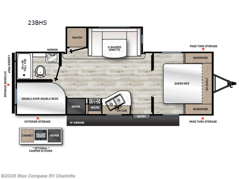 New 2026 Forest River Aurora Light 23BHS available in Concord, North Carolina