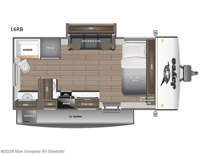 New 2027 Jayco Jay Feather Air 16RB available in Concord, North Carolina