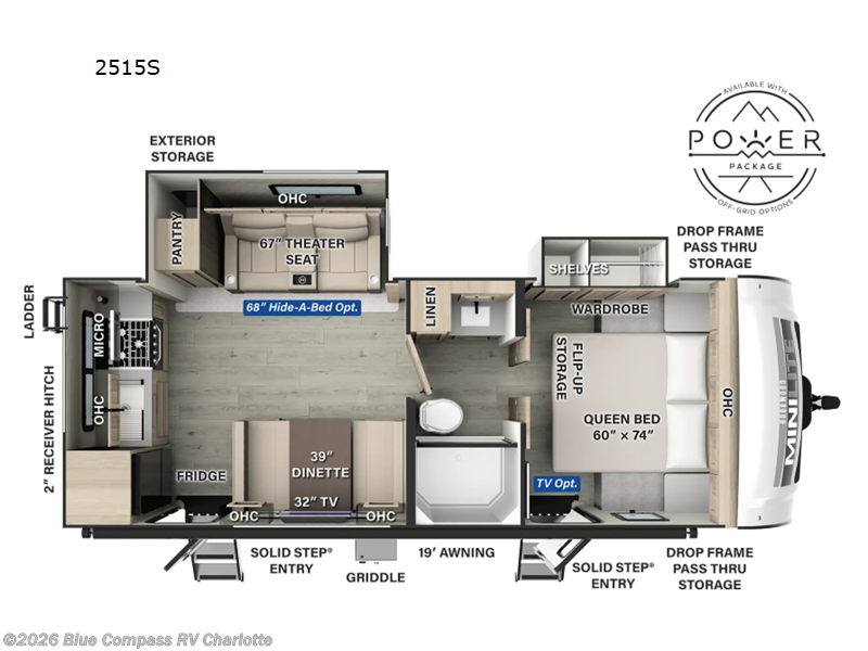 Used 2025 Forest River Rockwood Mini Lite 2515S available in Concord, North Carolina