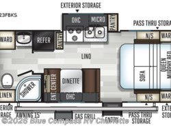 Used 2019 Forest River Flagstaff Micro Lite 23FBKS available in Concord, North Carolina