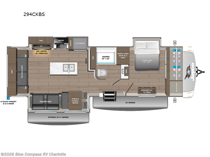New 2027 Jayco Eagle 294CKBS available in Concord, North Carolina