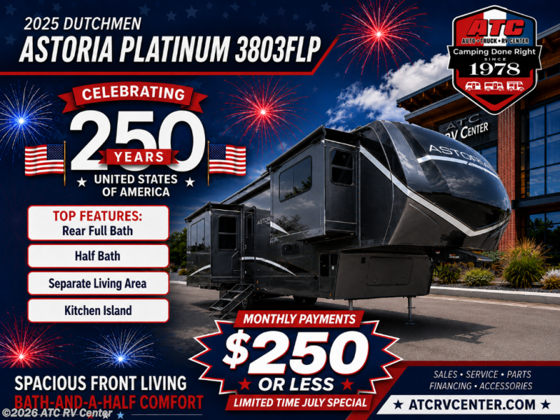 New 2025 Dutchmen Astoria Platinum 3803FLP available in Cedar Rapids, Iowa