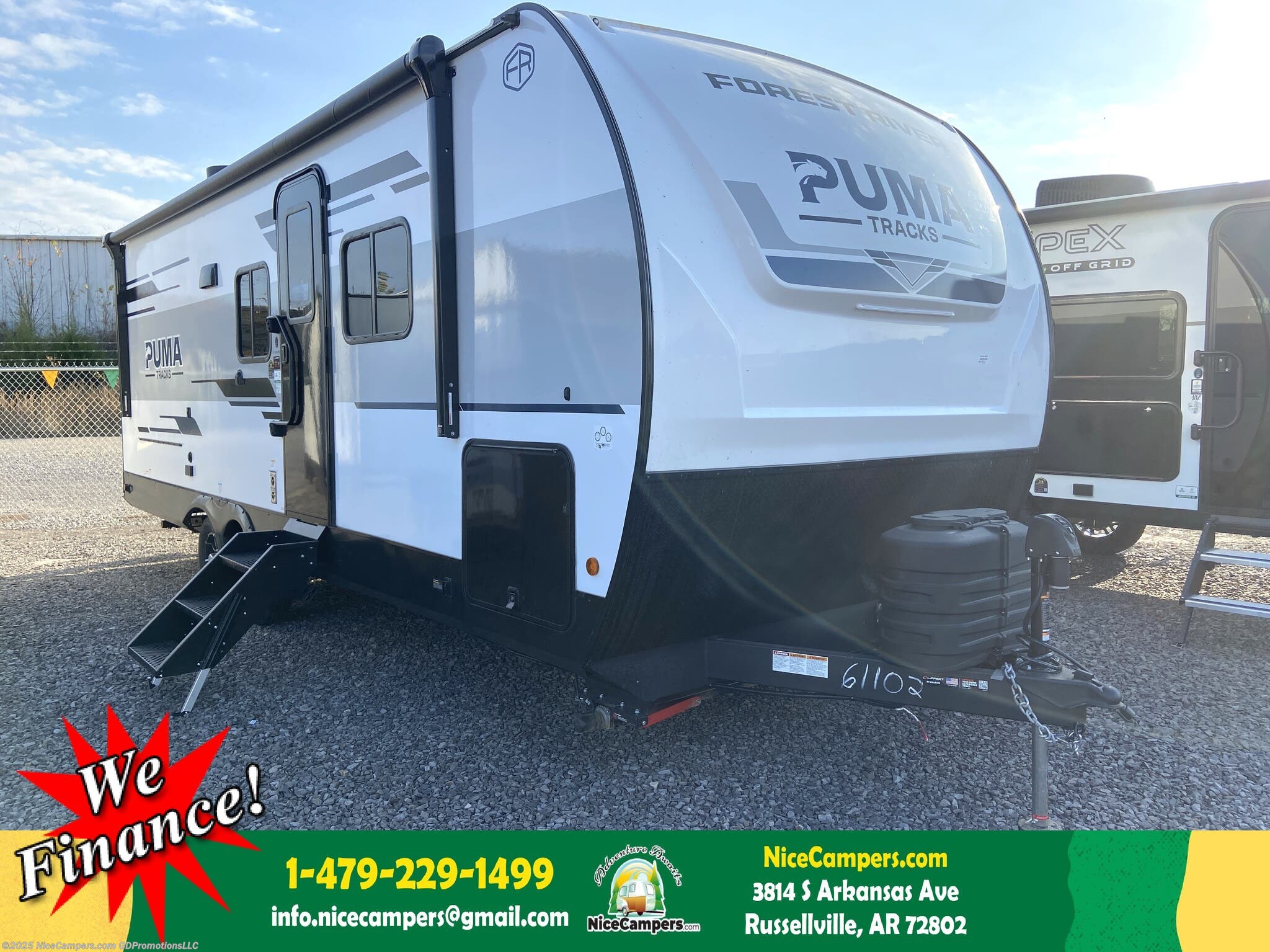 New 2026 Forest River Puma Tracks 2420RBS available in Russellville, Arkansas