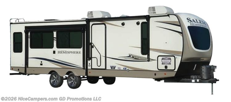 Used 2021  Forest River Salem Hemisphere 310BHI by Forest River from NiceCampers.com in Russellville, AR
