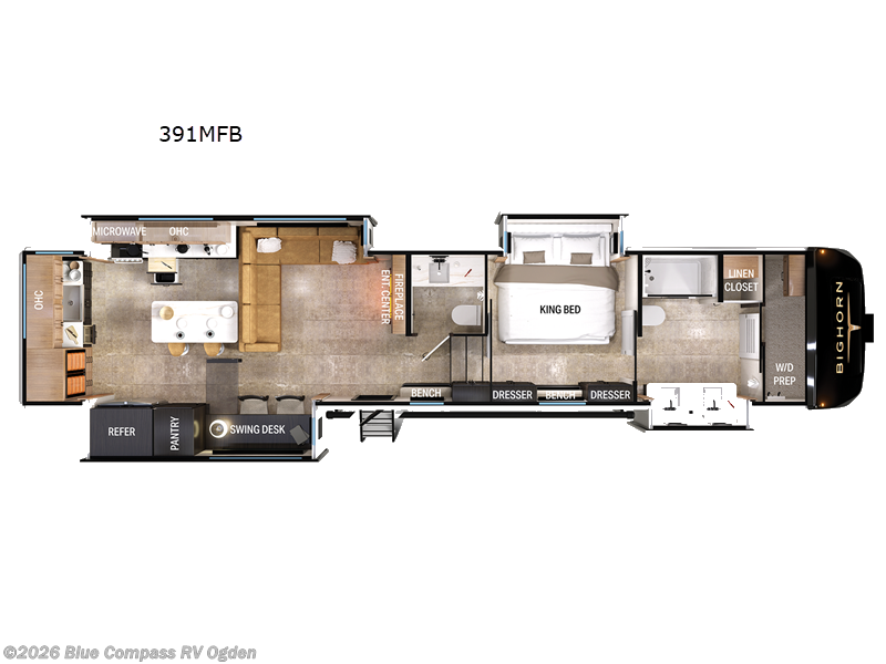 Used 2025 Heartland Bighorn 391MFB available in Marriott-Slaterville, Utah