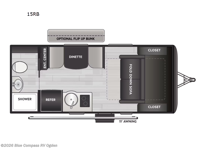New 2026 Keystone Reign 15RB available in Marriott-Slaterville, Utah