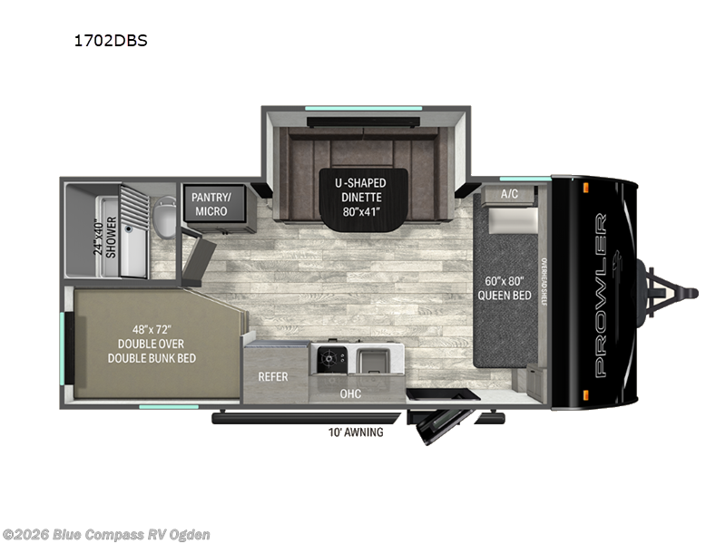 New 2027 Heartland Prowler 1702DBS available in Marriott-Slaterville, Utah