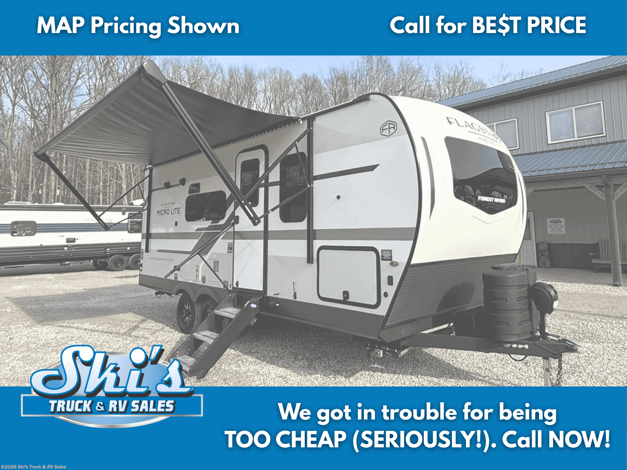 New 2026 Forest River Flagstaff Micro Lite 22SQS available in Rockville, Indiana