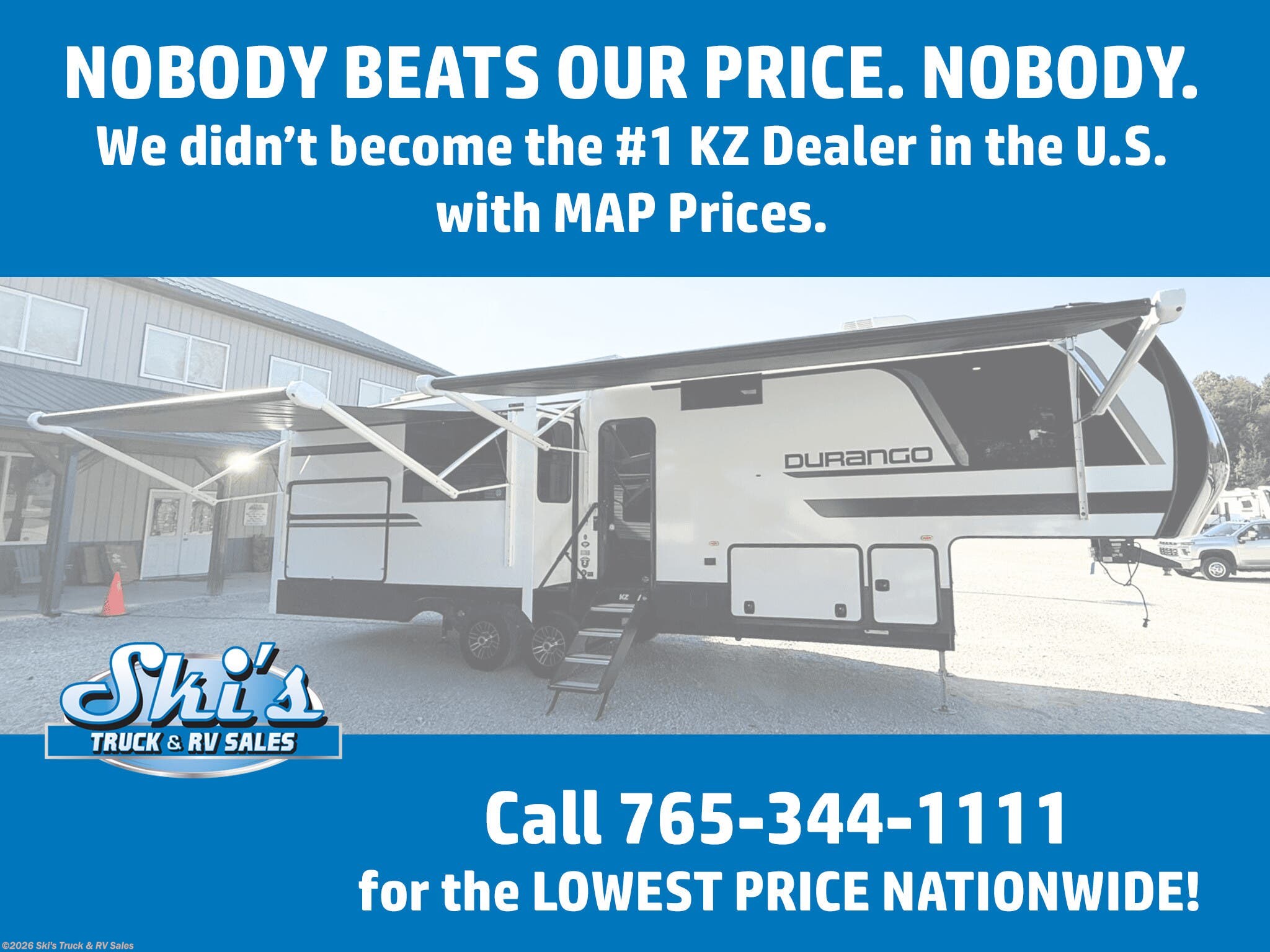 New 2026 K-Z Durango D302RLT available in Rockville, Indiana