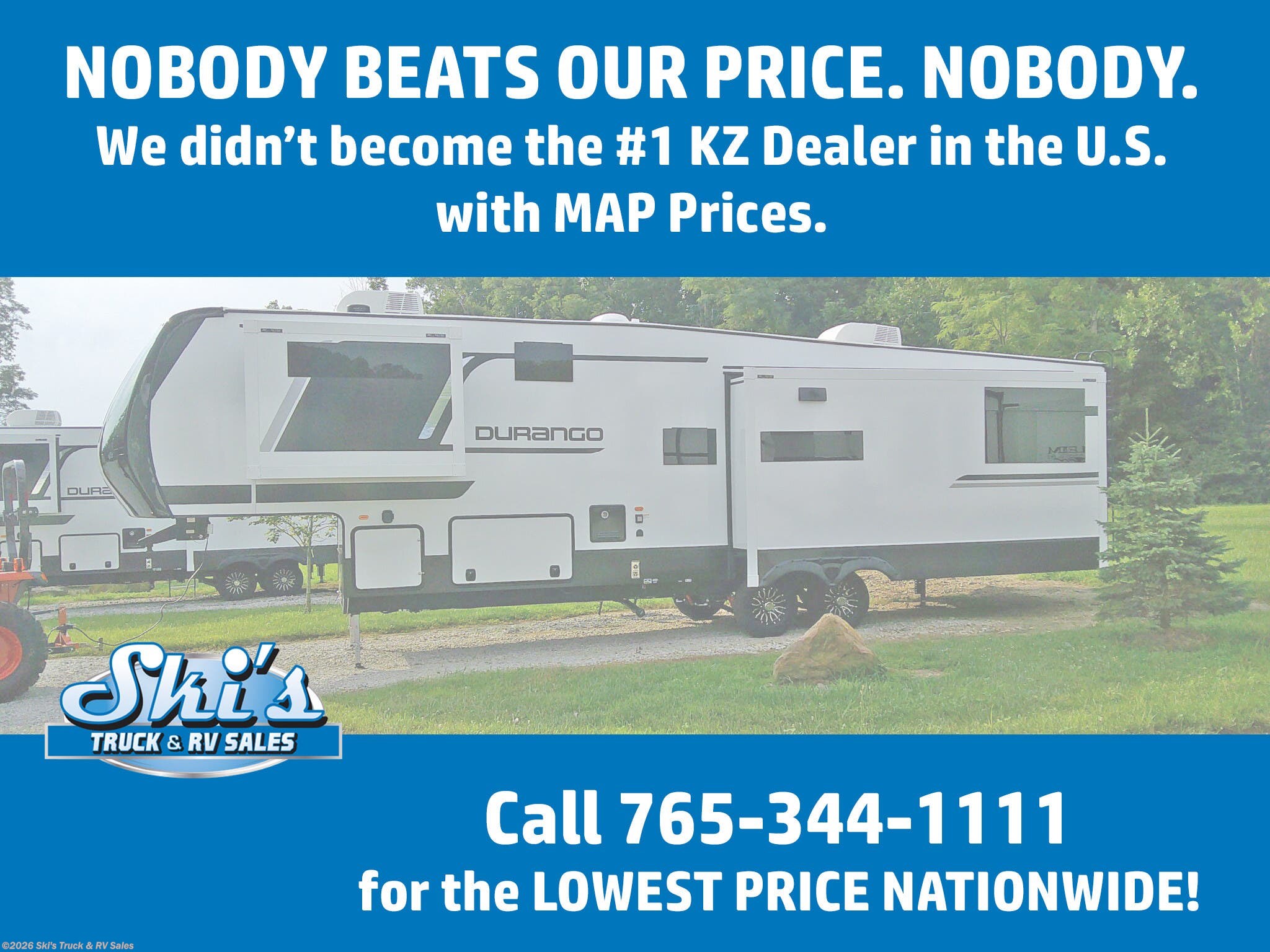 New 2026 K-Z Durango D326RLT available in Rockville, Indiana