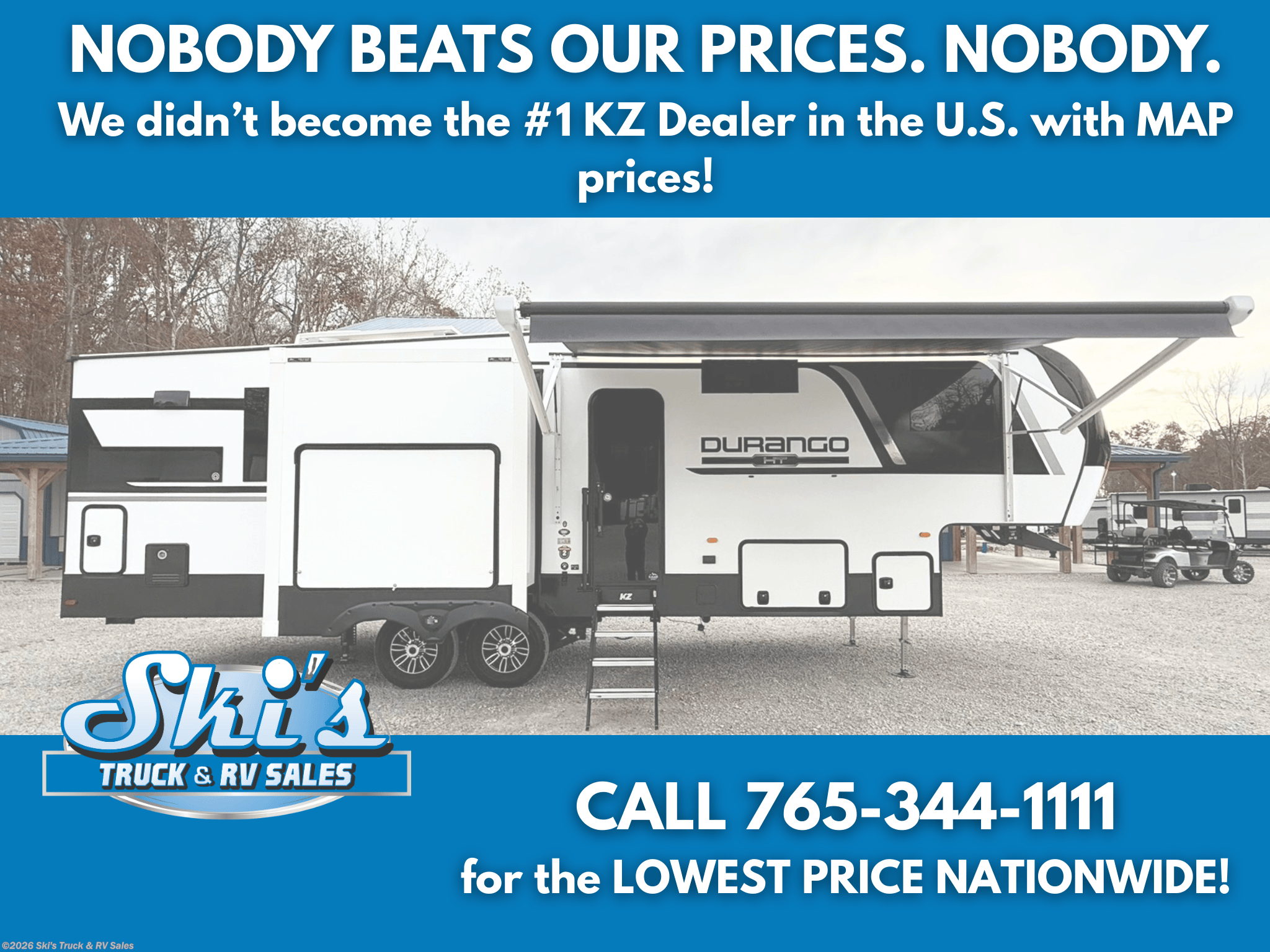 New 2026 K-Z Durango D256RKT Half-Ton available in Rockville, Indiana