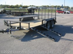 2022 Load Trail 77X14 PipeTop Tandem Axle Utility Trailer With ATV