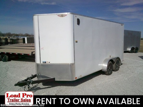 2024 H&H 7X16 Extra Tall Enclosed Cargo Trailer available in Clarinda, IA