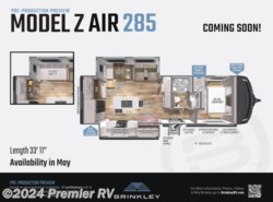 New 2025 Brinkley RV Model Z AIR 285 available in Blue Grass, Iowa