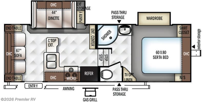 Used 2017 Forest River Rockwood Ultra Lite 2440WS available in Blue Grass, Iowa