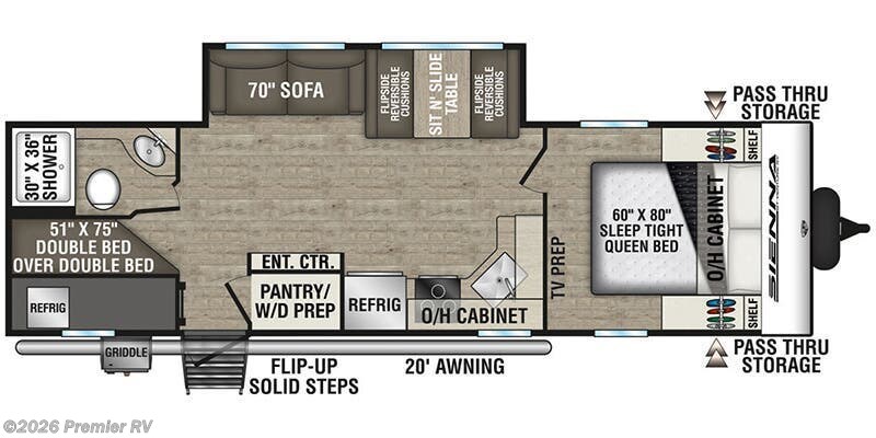 New 2026 Venture RV Sienna SA271VBH available in Blue Grass, Iowa
