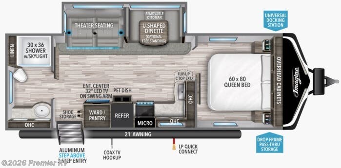 Used 2022 Grand Design Imagine 2600RB available in Blue Grass, Iowa