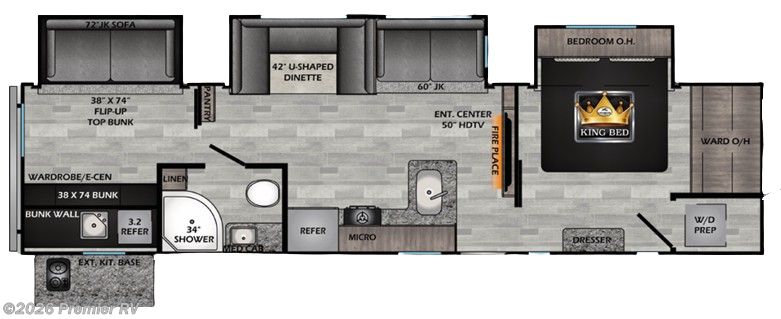 Used 2022 CrossRoads Zinger 340BH available in Blue Grass, Iowa