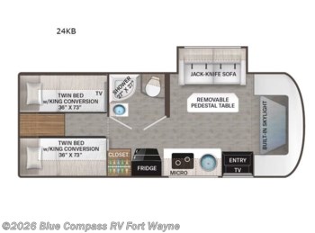 New 2026 Thor Motor Coach Gemini AWD 24KB available in Columbia City, Indiana