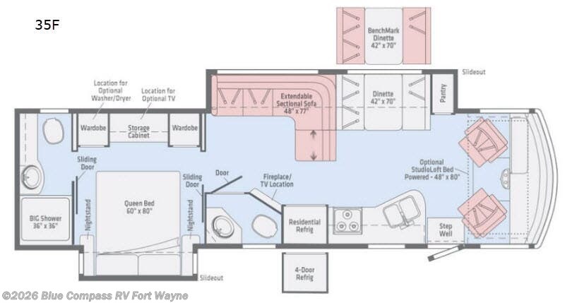 Used 2018 Winnebago Vista LX 35F available in Columbia City, Indiana