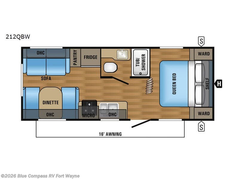 Used 2017 Jayco Jay Flight SLX 212QBW available in Columbia City, Indiana