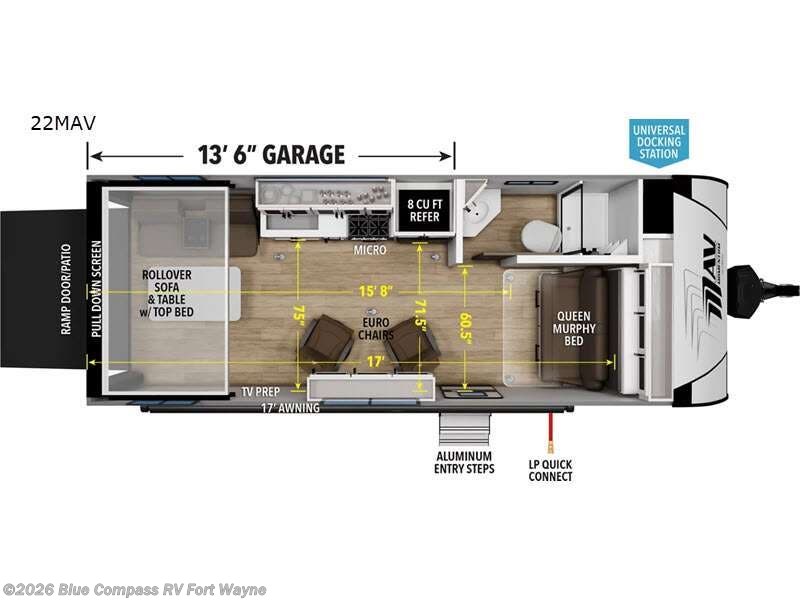 New 2027 Grand Design Momentum MAV 22MAV available in Columbia City, Indiana