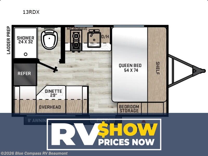 New 2026 Forest River Aurora Light 13RDX available in Vidor, Texas