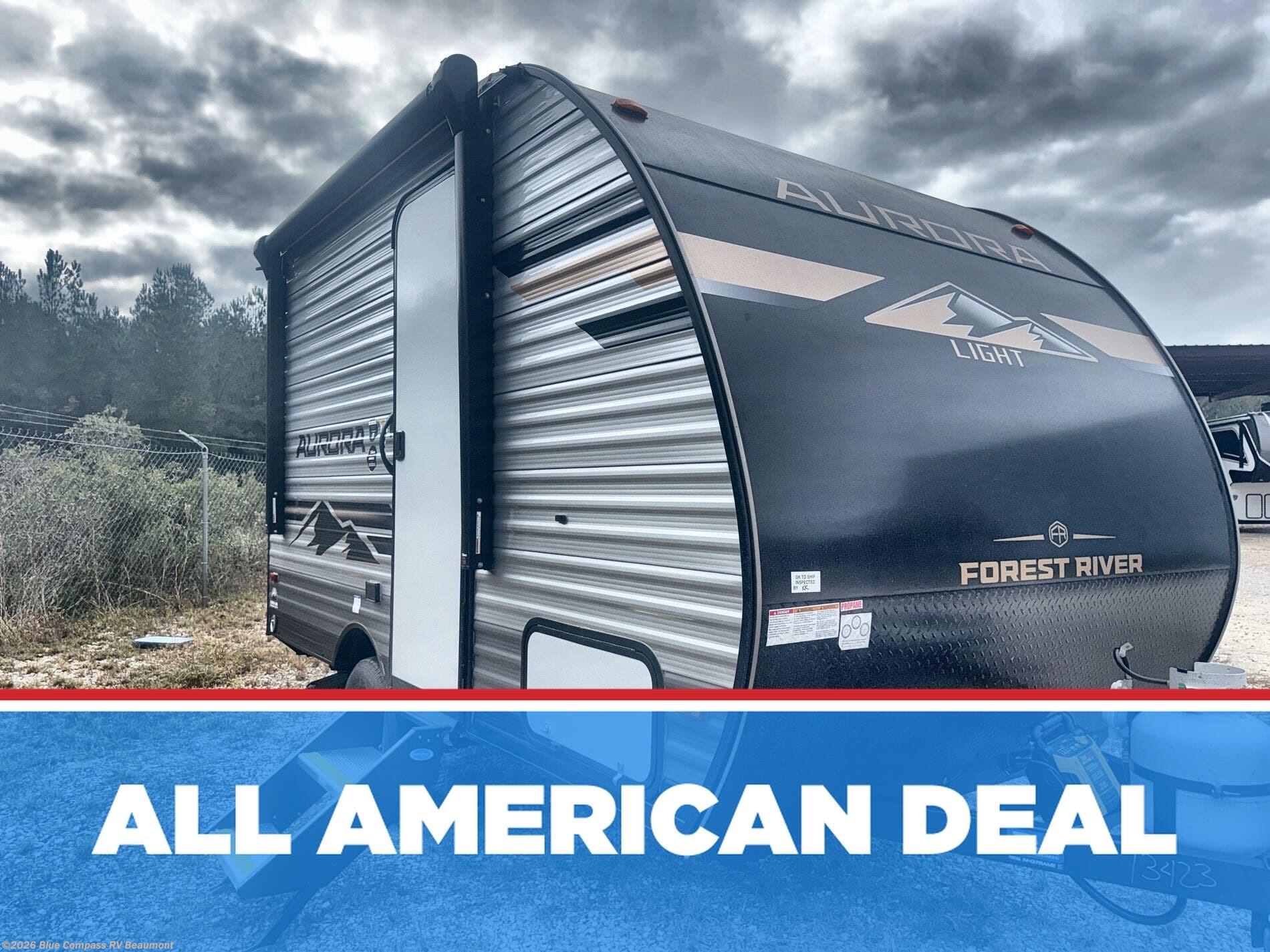 New 2026 Forest River Aurora Light 13RKX available in Vidor, Texas