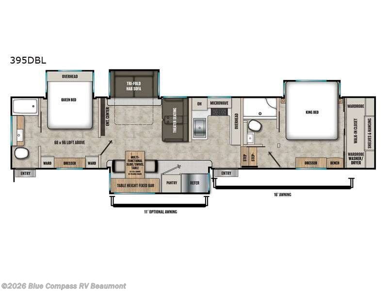 New 2026 Coachmen Brookstone 395DBL available in Vidor, Texas