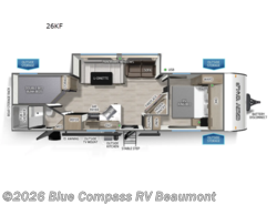 Used 2026 Forest River Cherokee Grey Wolf 26KF available in Vidor, Texas