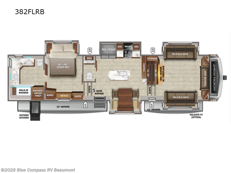 Used 2022 Jayco North Point 382FLRB available in Vidor, Texas