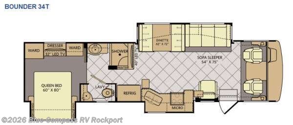 Used 2015 Fleetwood Bounder 34T available in Rockport, Texas